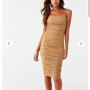NWT Metallic Beige Dress